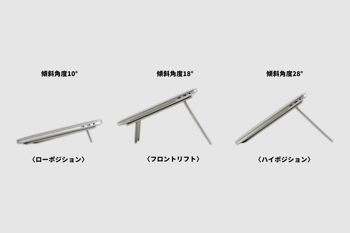 目線も気分も上げる薄型PCスタンド「UUUK(ウーク)」