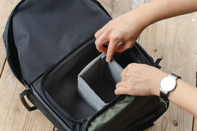 オンオフ使える2階建て構造バックパック「FLOORPACK Flex」